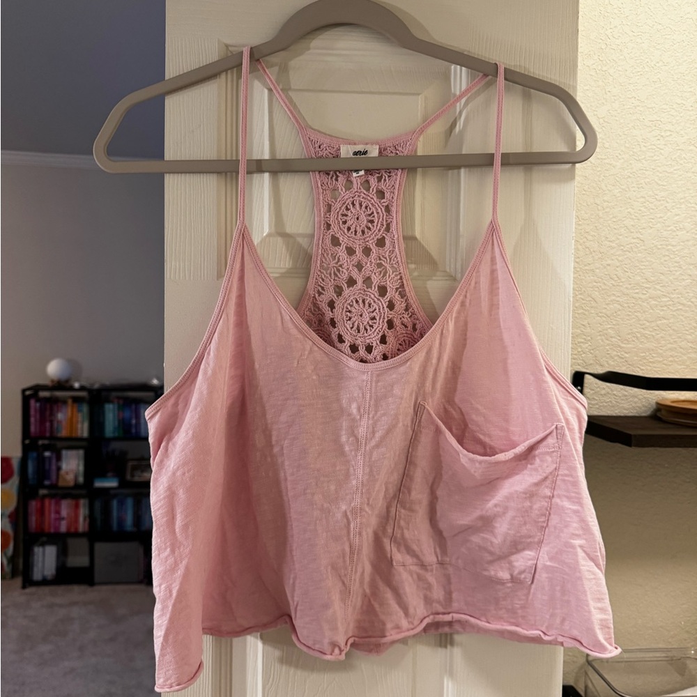 Aerie Summer House Crochet Tank